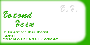 botond heim business card